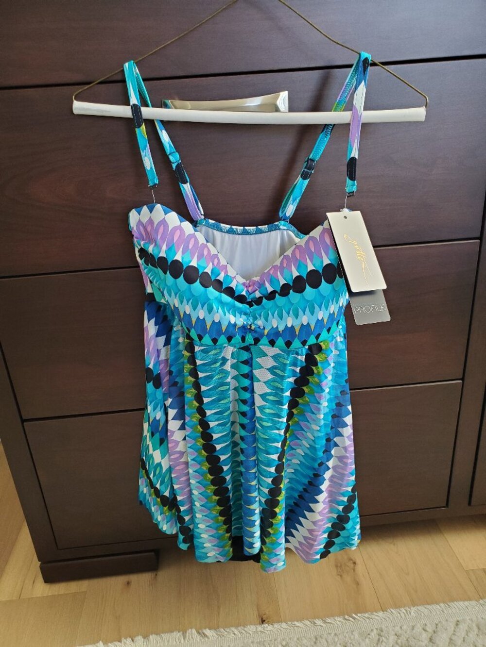 Stunning $158 NWT Gottex One Piece Bathing Suit ~ Size 12 ~ 6.99 shipping!